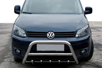 Volkswagen Caddy 2010–2015 Predný ochranný rám (kengurín) WT003 (Ø60 mm, nerez) fotografia 1