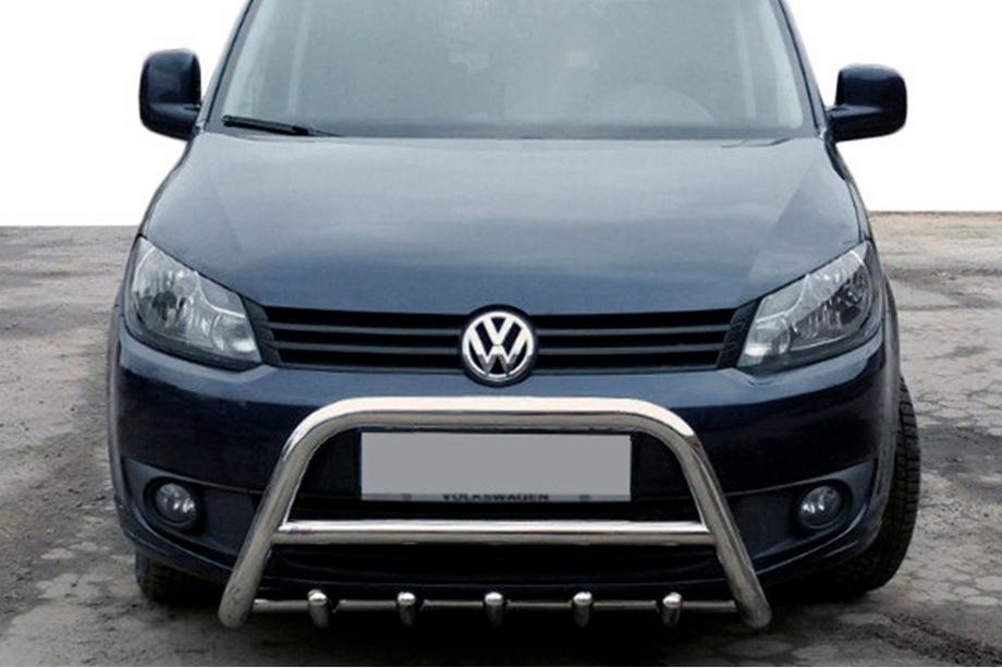 Volkswagen Caddy 2010–2015 Predný ochranný rám (kengurín) WT003 (Ø60 mm, nerez) 60 mm Image