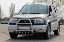 Suzuki Vitara 1998–2006 Kengurín QT007 (nerezová oceľ) fotografia 3