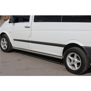 Bočné nerezové rúrky BB001 (2 ks) Mercedes Vito W639 2004–2014 fotografia 3