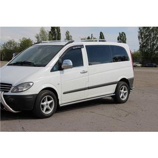 Bočné nerezové rúrky BB001 (2 ks) Mercedes Vito W639 2004–2014 fotografia 2