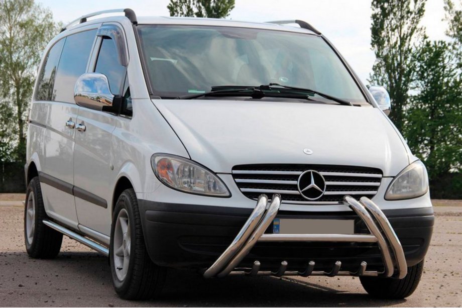 Mercedes Vito W639 2004–2014 Predný ochranný rám (bullbar) Kelebek WT011 (nerez) Image