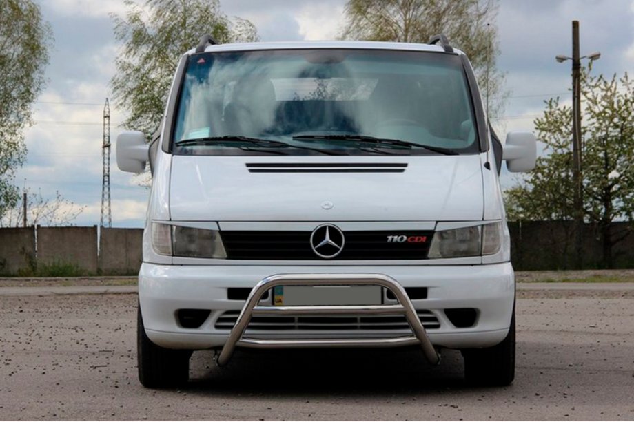 Mercedes Vito W638 1996–2003 Predný ochranný rám WT022 (nerez) Image