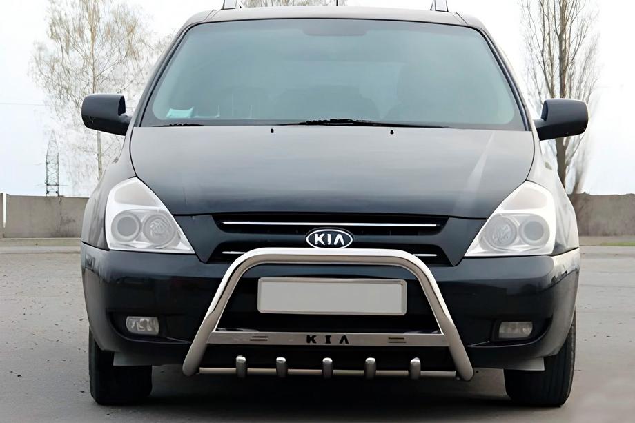 Kia Carnival 2002–2013 Predný ochranný rám WT004 (nerez) Image