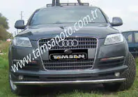 Audi Q7 2005–2015 Predný ochranný rám ST008 (nerez) fotografia 5