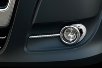 Fiat Doblo II 2010–2022 Chrómové lemy hmloviek s prelisami (2010-2015, 2 ks, plast) fotografia 1