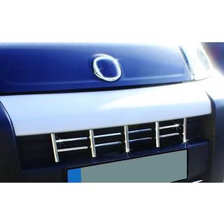 Lišty na masku (13 dielov, nerez) Fiat Fiorino/Qubo 2008–2024 fotografia 3
