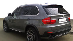 BMW X5 E70 2007–2013 Zadný difúzor nárazníka (2007-2010, na lakovanie) fotografia 1