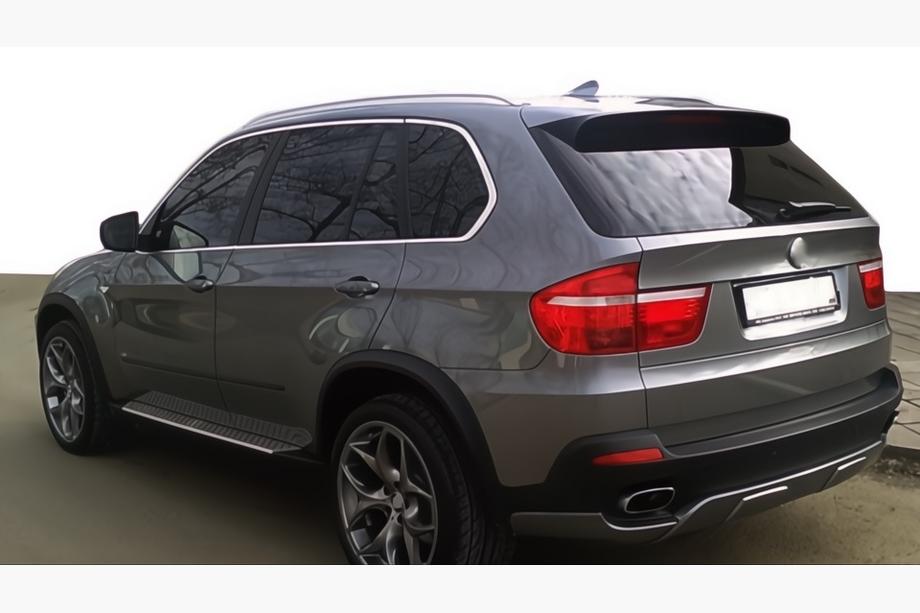 BMW X5 E70 2007–2013 Zadný difúzor nárazníka (2007-2010, na lakovanie) Image