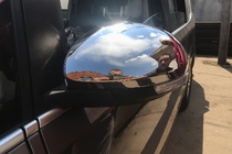 Volkswagen Sharan 2010–2023 Nerezové chrómové kryty spätných zrkadiel (2 ks) Carmos - turecká oceľ fotografia 1