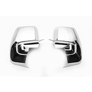 Chrómové kryty zrkadiel (2 ks, plast) Ford Custom 2013–2022 fotografia 4