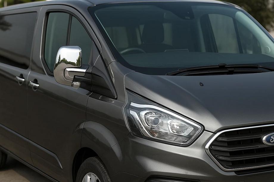 Ford Custom 2013–2022 Chrómové kryty zrkadiel (2 ks, plast) OmsaLine Image