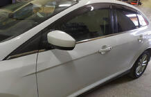 Ford Focus III 2011–2017 Spodné chrómové lišty okien (8 ks, nerez) SW, Carmos - turecká oceľ fotografia 12