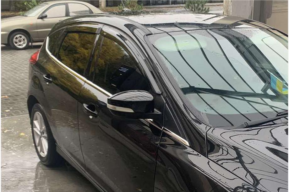 Ford Focus III 2011–2017 Spodné chrómové lišty okien (8 ks, nerez) SW, Carmos - turecká oceľ Image