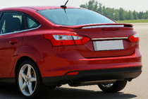 Ford Focus III 2011–2017 Úzka lišta nad ŠPZ (nerez) Hatchback fotografia 1