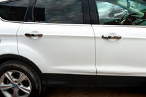 Ford Kuga/Escape 2013–2019 Chrómové kryty kľučiek dverí (4 ks, nerez) S čipom, OmsaLine – talianska nehrdzavejúca oceľ fotografia 3