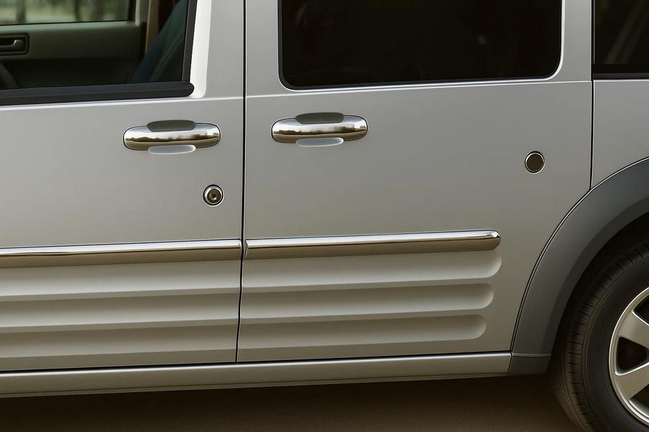 Ford Transit 2000–2014 Kryty zámku (5 ks, nerez) Image