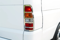 Ford Transit 2000–2014 Nerezové kryty zadných svetiel (2 ks) fotografia 1