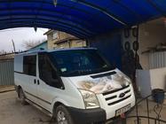 Ford Transit 2000–2014 Chrómové strešné lyžiny fotografia 3