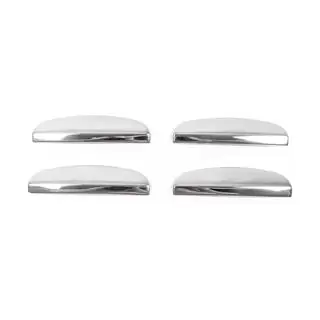 Chrómové kryty kľučiek dverí (4 ks) fotografia 3