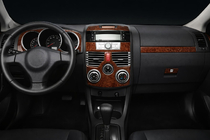 Daihatsu Terios 2006–2017 Kryty palubnej dosky Hliník fotografia 1