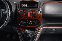 Fiat Doblo I 2005–2010 Kryty palubnej dosky Hliník fotografia 1
