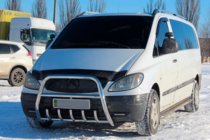 Mercedes Vito W639 2004–2014 Predný ochranný rám (bullbar) XL-WT025 (nerez) fotografia 2
