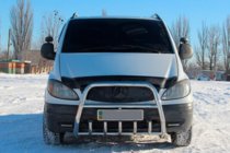 Mercedes Vito W639 2004–2014 Predný ochranný rám (bullbar) XL-WT025 (nerez) fotografia 3