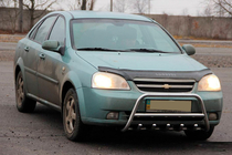 Chevrolet Lacetti 2003–2024 Predný ochranný rám WT003 (60 mm, nerez) fotografia 3
