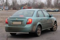 Chevrolet Lacetti 2003–2024 Zadný ochranný oblúk AK002 (42 mm, nerez) fotografia 3