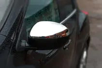 Nissan Juke 2010–2019 Chrómové kryty zrkadiel 2010-2014 (2 ks, nerez) fotografia 1