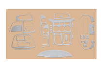 Hyundai H300, H1, Starex 2008–2020 Kryty palubnej dosky (veľká sada) Hliník fotografia 5