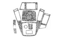 Hyundai I-30 2007–2011 Dekoratívne kryty palubnej dosky Small Hliník fotografia 1