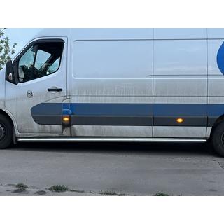 Bočné prahy Premium (2 ks, nerez.) Opel Movano 2010–2021 fotografia 3