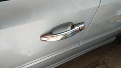 Opel Vectra C 2002–2008 Kryty kľučiek dverí (4 ks, nerez) OmsaLine – talianska nehrdzavejúca oceľ fotografia 8