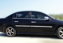 Opel Vectra C 2002–2008 Vonkajšie nerezové lišty okien (4 ks) Carmos - turecká oceľ fotografia 3