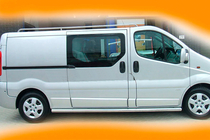 Opel Vivaro 2001–2015 Bočné trubky (2 ks, nerez) fotografia 9