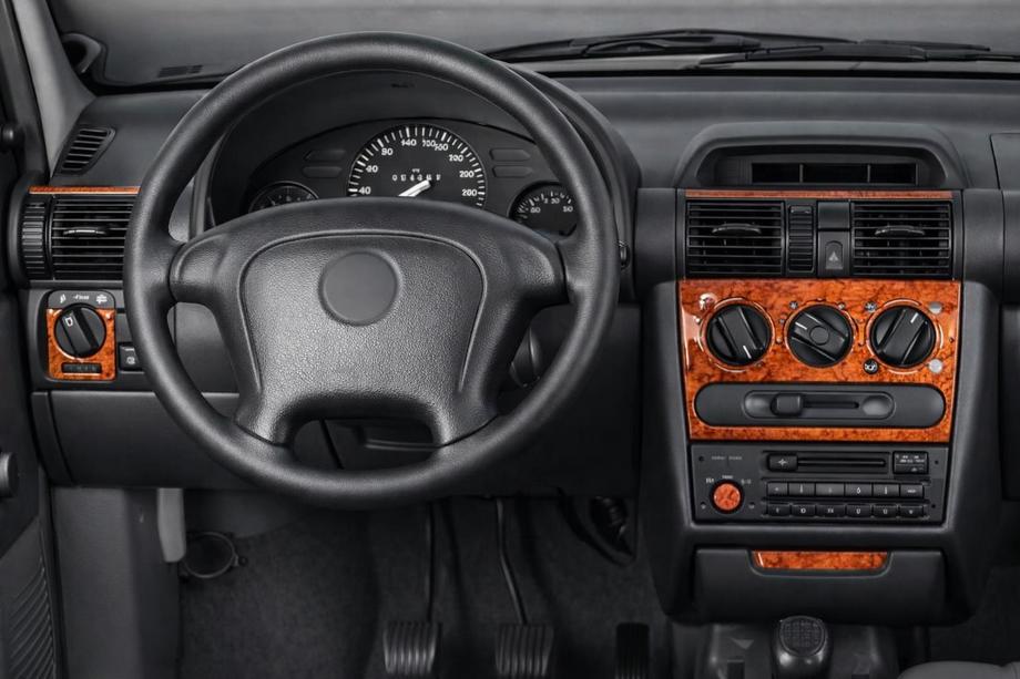 Opel Corsa B 1993–2004 Kryty palubnej dosky Hliník Image