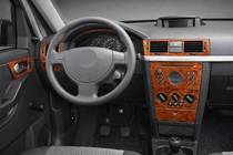 Opel Meriva 2002–2010 Kryty palubnej dosky Hliník fotografia 1