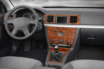 Opel Vectra C 2002–2008 Kryty palubnej dosky Hliník fotografia 1