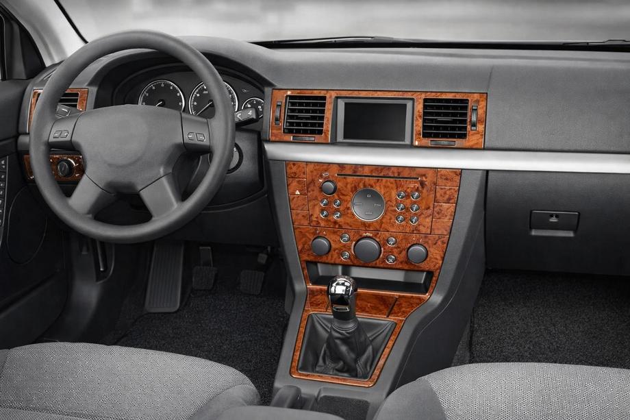 Opel Vectra C 2002–2008 Kryty palubnej dosky Hliník Image
