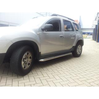 Bočné prahy Premium (2 ks, nerez.) Renault Duster 2008–2017 fotografia 2