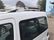 Renault Kangoo 1998–2008 Chrómové strešné lyžiny Štandardná základňa, plastové pätky fotografia 8
