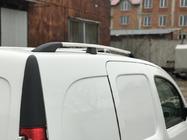 Renault Kangoo 2008–2020 Chrómované strešné lyžiny Štandardná základňa, plastové pätky fotografia 7