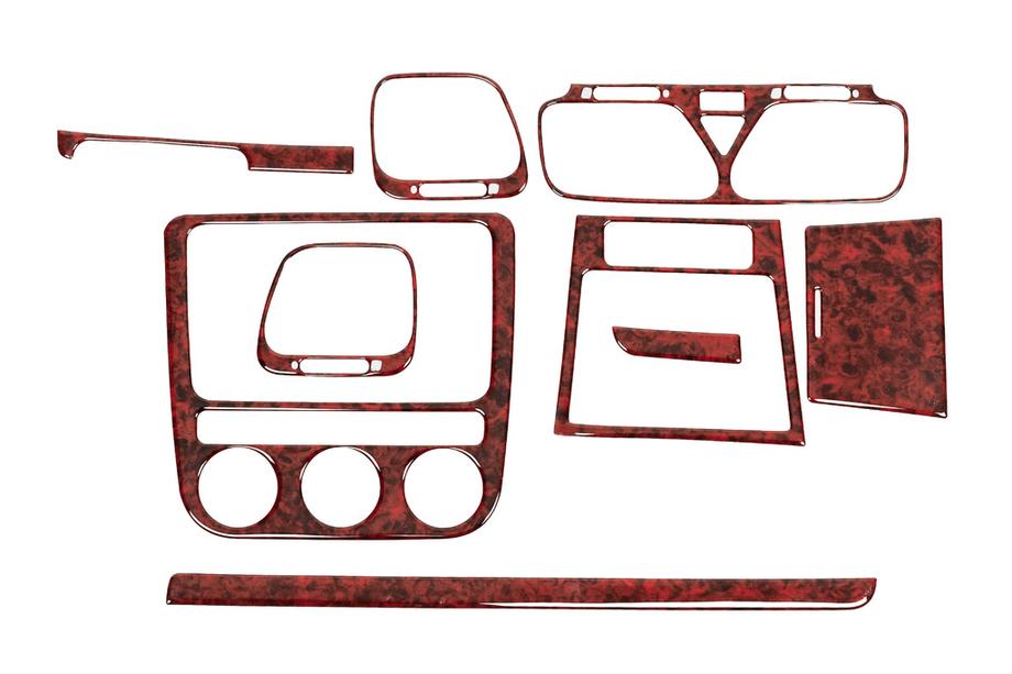 Volkswagen EOS 2006–2011 Kryty palubnej dosky Hliník Image