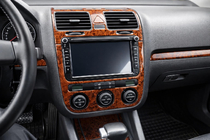 Volkswagen Jetta 2006–2011 Kryty palubnej dosky Hliník fotografia 17