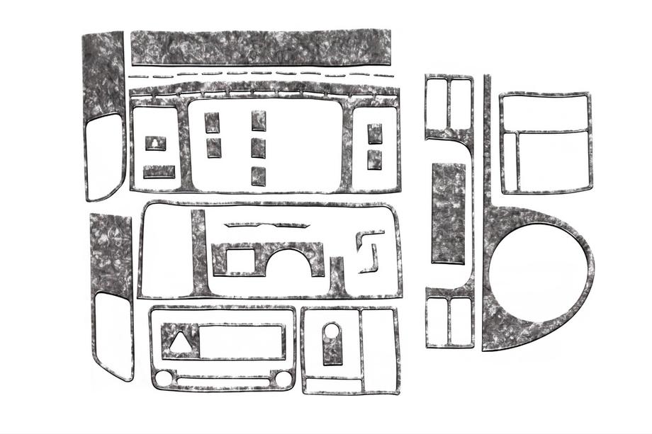 Volkswagen T5 2010–2015 Kryty palubnej dosky Fotografia 7