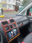 Volkswagen Touran 2003–2010 Kryty palubnej dosky Drevo fotografia 8