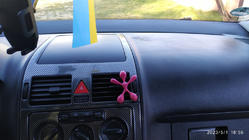Volkswagen Touran 2003–2010 Kryty palubnej dosky Drevo fotografia 12