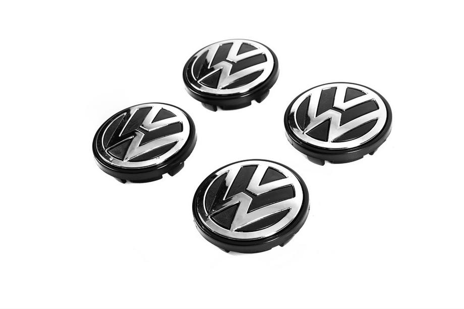 Volkswagen Stredové krytky diskov 70/58mm vw70kolp (4 ks) Fotografia 1